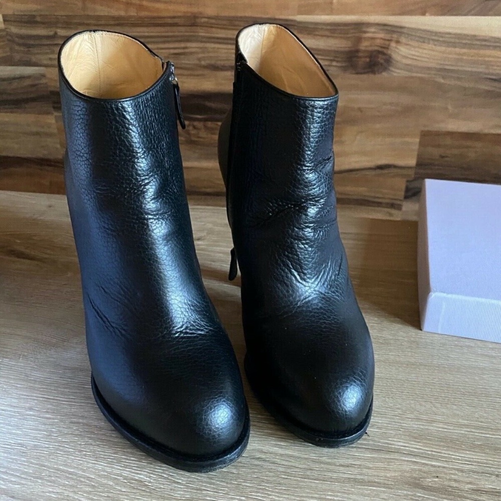 Viktor & Rolf Black Leather Ankle Platform High Heel Boots, EUR 40,5 - Picture 10 of 11